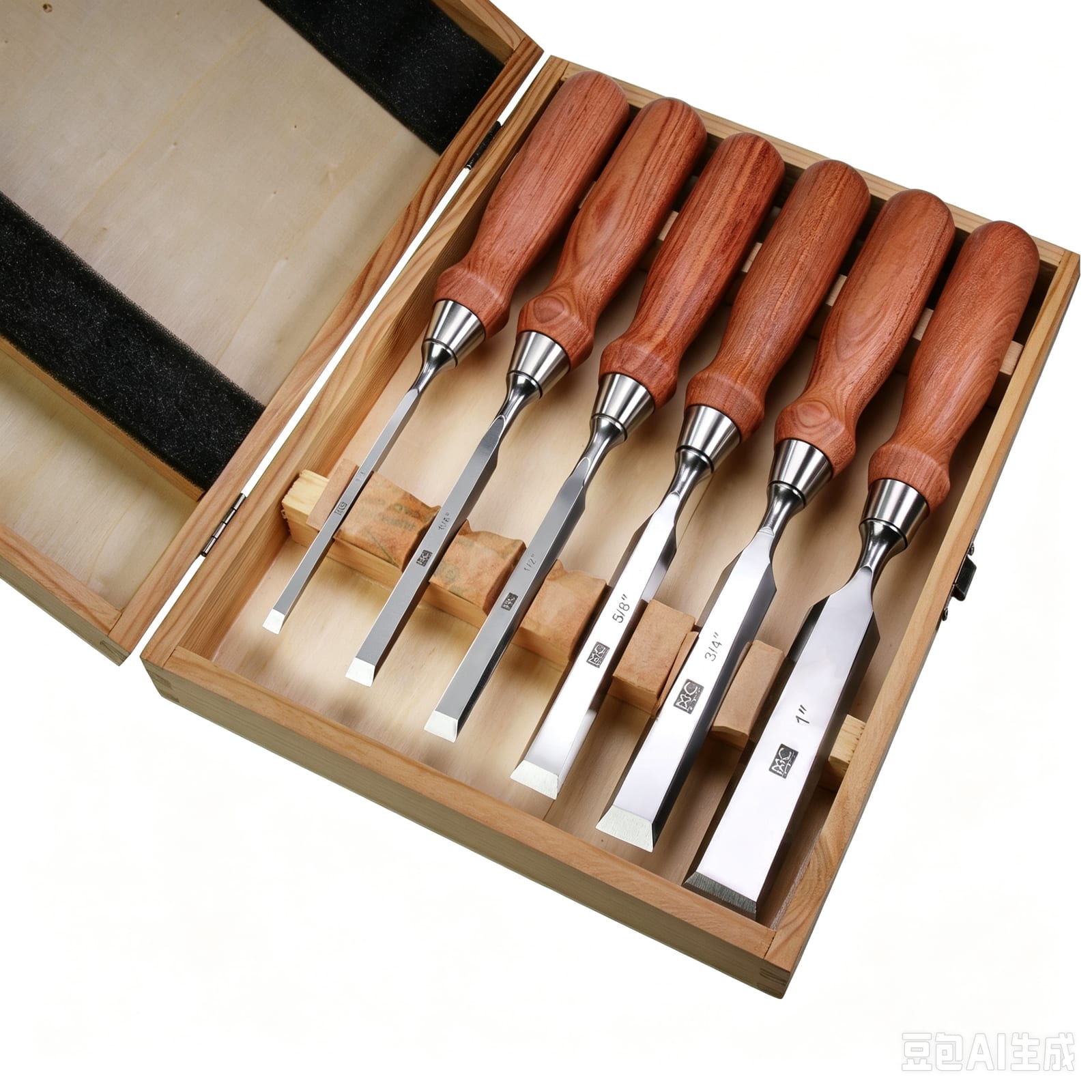 6pcs Bevel Chisel Set