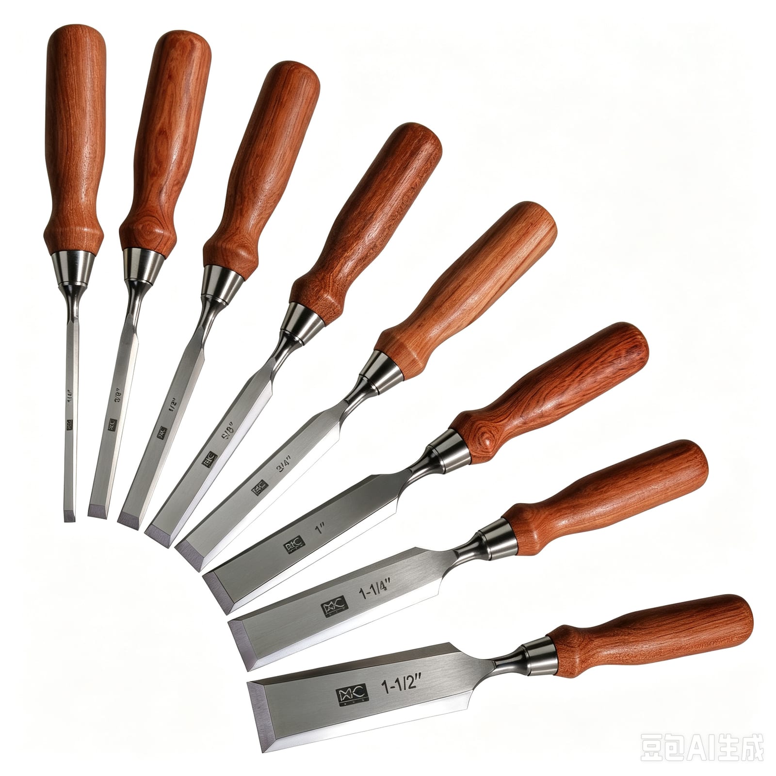 8pcs Bevel Chisel Set